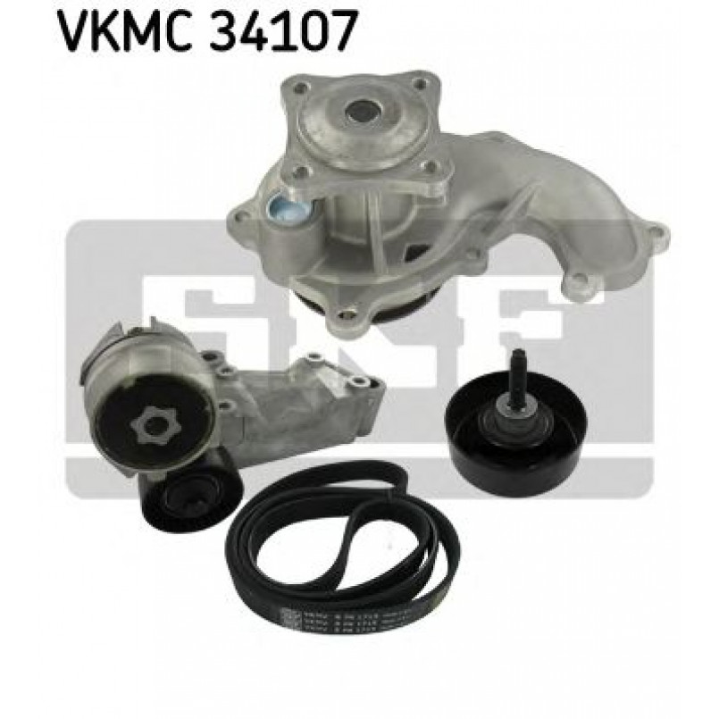 VKMC 34107 SKF - Насос охолоджуючої рідини + комплект зубчатого ремня